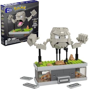 Imagem de MEGA Pokémon, Blocos de Montar, Miniatura do Geodude com 354 peças, Movimento e 12 cm de Altura, A partir de 13 anos