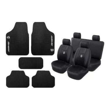 Imagem de Kit Capa De Banco + Tapete + Volante Automotivo  CLIO SEDAN 2008 - NEY