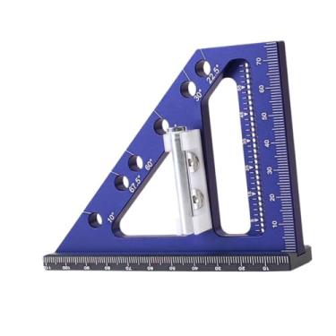 Imagem de MYCENSE Régua de medição multiângulo 3D para marcenaria, régua triangular de esquadria profissional para carpinteiros artesanais