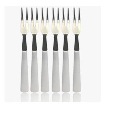 Imagem de Conjunto De Garfinhos Garfos Para Petiscos E Fondue 6 Pçs