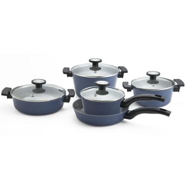 Imagem de Conjunto De Panelas Neoflam Reverse Aluminio Azul 5 Peças