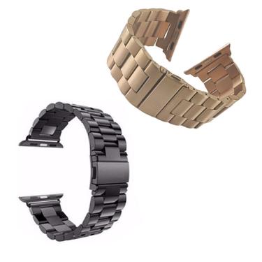 Imagem de Pulseiras Para Smartwatch Aço Elos Kit 2 UndRelogio