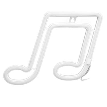 Imagem de Nota Musical LED NEON SIGN Light Night Light for Vacation Decoration, USB/Battery, 8,0oz (Luz vermelha)