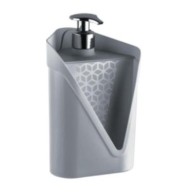 Imagem de Dispenser Click Para Pia 500 Ml Com Porta Esponja Resistente Para Cozi