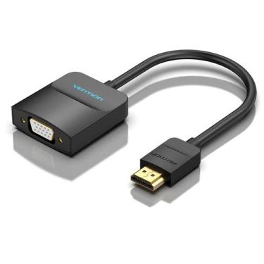 Imagem de Cabo Conversor Hdmi P/ Vga Pc Xbox PS4 Monitor Projetor 60hz - Vention