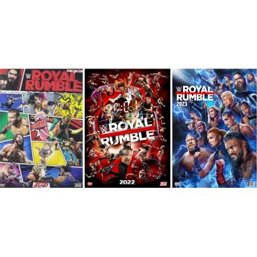 Imagem de GOGO2 Wwe: Royal Rumble - Coleção De 3 Dvds 2021/2022 2023 (6 Discos)