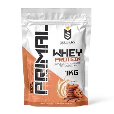 Imagem de Whey Protein Primal 1Kg - Importado - Soldiers Nutrition Sabor:Cookies