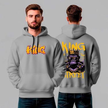 Imagem de Moletom Canguru Estampado King Street REF1279-Masculino