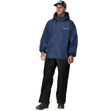 Imagem de FROGG TOGGS Roupa de chuva masculina clássica para todos os esportes, impermeável, respirável, azul royal/preto, GG