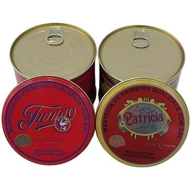 Imagem de Manteiga Mineira Turvo e Patricia, Kit com 2 Latas, 500g Cada