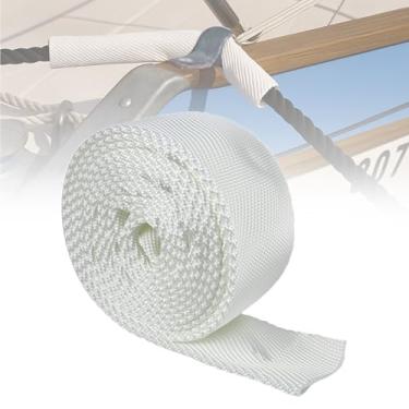 Imagem de Capa de corda de proteção de doca marítima - Protetor de linha de amarração de barco resistente para linhas de até 2,5 cm, equipamento de ancoragem de ancoragem de ancoragem de vela para iate (3 m)