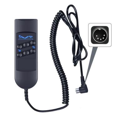 Imagem de Substituição de controle remoto manual do motor de cama para Okimat II, controle remoto de 6 botões e 5 pinos para camas hospitalares refinadas Okin