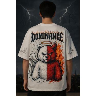 Imagem de Camiseta Streetwear Oversized Masculina bear - swagon, 2, P