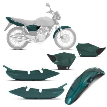 Imagem de Kit Carenagem Moto Honda Titan 2000 2001 2002 2003 2004 3 Peças Pro To