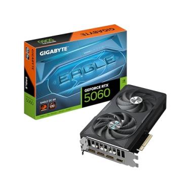 Imagem de Gigabyte Placa gráfica GeForce RTX 5060 Eagle OC 8G - 8 GB GDDR7, 128 bits, PCI-E 5.0, 2550 MHz Core Clock, 3 x DisplayPort, 1 x HDMI, GV-N5060EAGLE OC-8GD