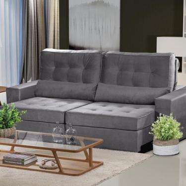 Imagem de Sofá Curitiba Modular 3 Lugares 230cm Retrátil Reclinável Yescasa