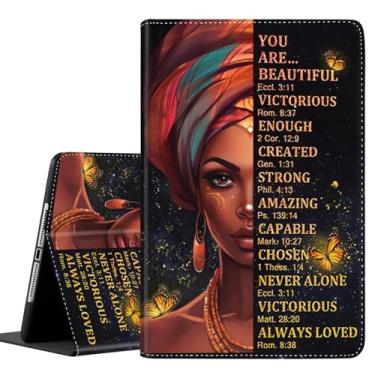 Imagem de Capa para Samsung Galaxy Tab S10 FE Plus 5G, capa protetora durável à prova de choque para tablet Samsung Galaxy Tab S10 FE+ 13,1 polegadas (SM-X620/SM-X626B) 2025, citações inspiradoras de mulheres