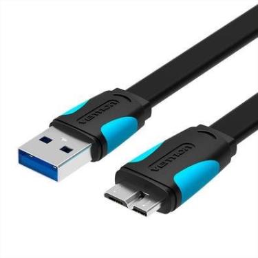 Imagem de Cabo Vention Micro USB B 3.0, P/ HD Externo E Tablet Samsung, 25cm