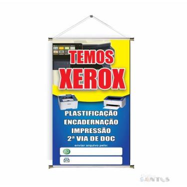 Imagem de Banner pronto Xerox BA 458 medida 45x70 cm arte Pronta