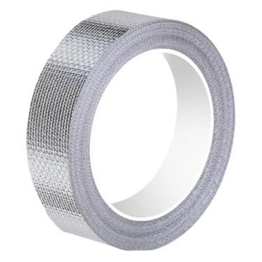 Imagem de Xgdsnly Fita de Alumínio de Fibra de Vidro, Fita Térmica Autoadesiva, à Prova de Fogo, à Prova D'água, Isolante para Tubo, Duto de Ar Quente E Frio, 3 Cm de Largura