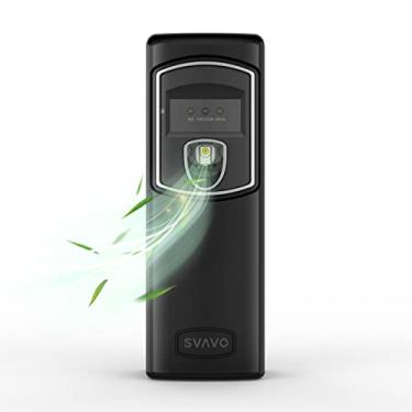 Imagem de SVAVO Dispensador automático de aromatizador de ar – montado na parede/independente, dispensador de spray de aerossol automático distribuidor de fragrância programável para quarto, hotel, escritório