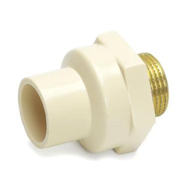 Imagem de Conector 22mm 3/4 Luva Transição Água Quente Cpvc Tubo Oferta - Via So