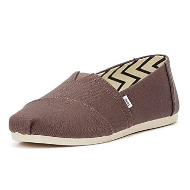 Imagem de TOMS Tênis feminino Alpargata Slip-On, Cinza, 36
