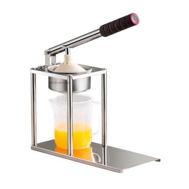 Imagem de HENGJINGTR Juicer doméstico de aço inoxidável, espremedor de cabeça dupla com fácil operação e extração de suco rápido em 3 segundos, adequado para melancias, limões, uvas, laranjas
