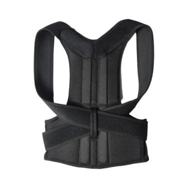 Imagem de Cinto De Suporte Lombar Ajustável, Colete Corretor De Postura, Suporte