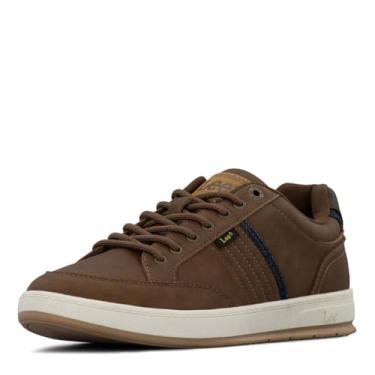 Imagem de Lee Tênis masculino Lafayette, Sienna Tan/Navy Denim/Marrom, 38