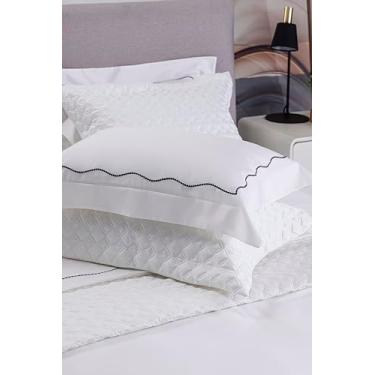 Imagem de JOGO DE LENÇOL RAGGIO DI LUNA BREEZE PRETO 100% ALGODÃO CETIM 400 FIOS KING 4 PÇS