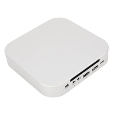 Imagem de Dpofirs Estação de Ancoragem para Mac Mini M4, 9 Em 1 Suporte de Alumínio e Cubo Com 10 Gbps USB AX2 4,8 Gbps para Mini M4 Pro, M.2SSD USB C Dock Station Hub (Plugue nos EUA)