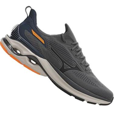 Imagem de Tenis De Corrida Mizuno Wave Mirai 7 Masculino, Chumbo, 40