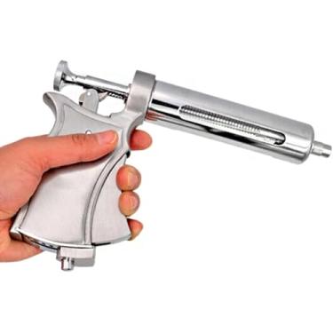 Imagem de Seringa Contínua Ajustável Veterinária, Seringa Contínua Para Gado 50ml, Seringa Semiautomática Ajustável Para Cavalo, Ovelha, Gado, Porco