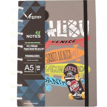 Imagem de Caderno Com Discos 100 Folhas Pautadas De Tamanho A5 14,1 * 20,5 CM (SKATE)