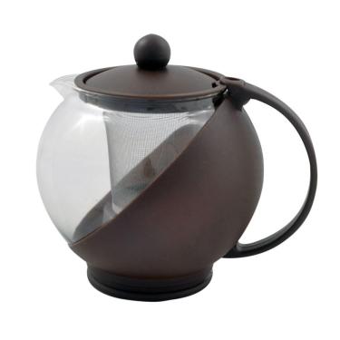Imagem de Bule Para Chá De Vidro e Plástico Com Infusor 750ml