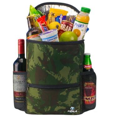 Imagem de Mochila Térmica Cooler Portátil 10L Impermeável, Comporta 18 Latas, Conserva Gelado até 24h, Bolsa Antivazamento Ideal para Praia, Viagem e Camping