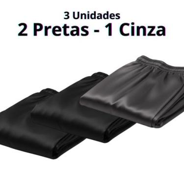 Imagem de Kit 3 Ou 1 Bermuda Plus Size Masculina Esporte Academia G3 G4 e G5 - M