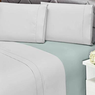 Imagem de Lençol Solteiro Elástico 180 Fios 100% Algodão Premier