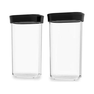 Imagem de Kit Conjunto De 02 Potes Herméticos Mantimentos Acrílico 60