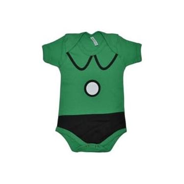 Imagem de Fantasia bebê menino body temático Turma da Monica (Cebolinha, M)