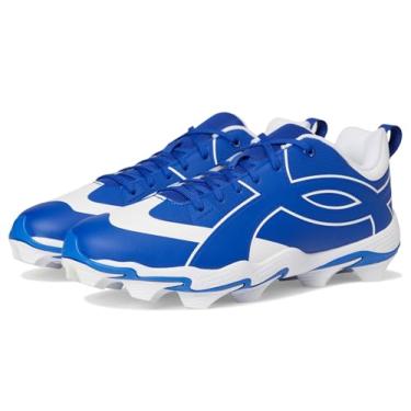 Imagem de Under Armour Tênis masculino Leadoff Icon Low Rm Baseball Cleats, (400) Royal/Branco/Royal, 47