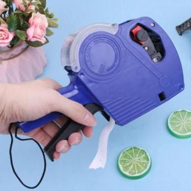 Imagem de Etiquetadora impressora de etiquetas manual rotuladora - JN ECOMERCE L