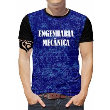 Imagem de Camiseta Engenharia Mecânica Masculina Engenheiro Blusa - Alemark, G, 