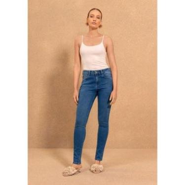 Imagem de Calça Jeans Skinny De Cintura Média Com Elastano Everyday-Feminino