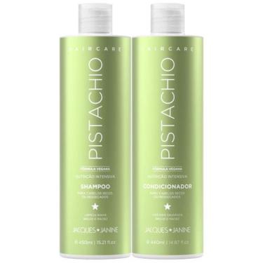 Imagem de Kit Jacques Janine Hair Care Pistachio Shampoo 450ml Condicionador 440