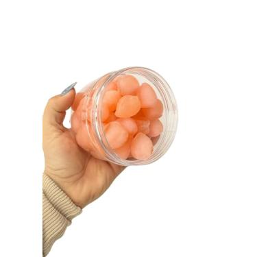 Imagem de Bala De Goma Deluxe Formato De Pêssego 250g 43% De Suco da Fruta