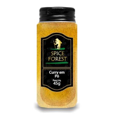 Imagem de Spice Forest Curry em Pó, Tempero Premium, Frasco de Vidro com Dosador, 45g, Fácil Limpeza e Preservação de Sabor e Aroma