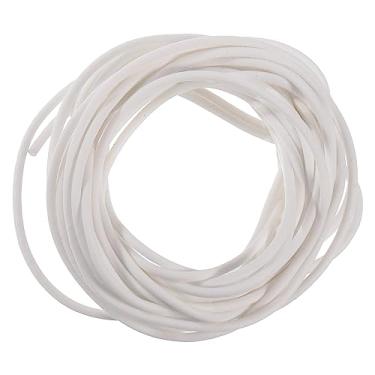 Imagem de Tira de vedação de espuma de silicone, 2 mm (0,08") diâmetro 5 metros (16,41 pés) tira de vedação climática de borracha redonda sólida para junta DIY, armazém, almofadas, tubos de espuma, artesanato