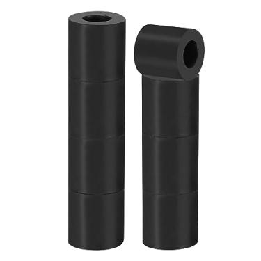 Imagem de Espaçador de borracha multiuso, 16 peças 0,8 pol. OD 0,4 polegadas ID 0,8 polegadas de espessura neoprene redondo antivibração almofadas isolador buchas de borracha espaçador arruela para parafusos
